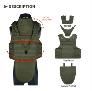 メーカー供給の全身迷彩戦術ベスト（フルカバー、保護機能付き）個人防衛装備 - Product Image 3