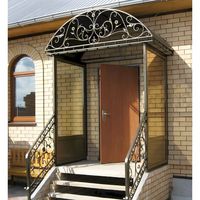 Puertas y Ventanas de Hierro Forjado Personalizadas para Edificios Residenciales de Villas Modernas