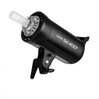 Flash de studio Godox SK400II neuf, 400Ws, temps de recyclage de 0,1 à 1 seconde, CCT 5600K, GN65, télécommande sans fil 2,4G intégrée