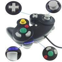 Joystick Gamepad Klasik Berkualitas Tinggi dengan Kabel, Pengontrol Game Berwarna-warni dengan Motor Getar, Hadiah Natal
