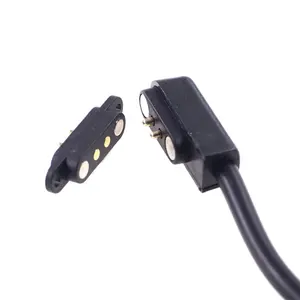 Lichtgewicht Pitch 2.8Mm Huidige 1.5a Pogo Pin Connector Sterke Magnetische Pogo 2 Pin Lading Connector Ideaal Voor Draagbare Apparaat