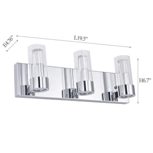 New Arrival <strong>Chrome</strong> Finish Led 21w Hotel Room Reading <strong>Wall</strong> Lamp Bedside <strong>Wall</strong> Sconces Modern Crystal Luxury Led <strong>Wall</strong> <strong>Lights</strong> - Product Image 3