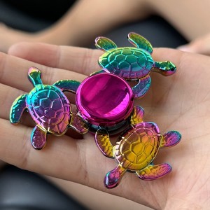 Nhà sản xuất bán buôn số lượng lớn vật liệu nhựa Tay Đồ chơi ngón tay tip Gyro rùa cầu vồng thần tài <span class=keywords><strong>spinner</strong></span> cho trẻ em - Product Image 3