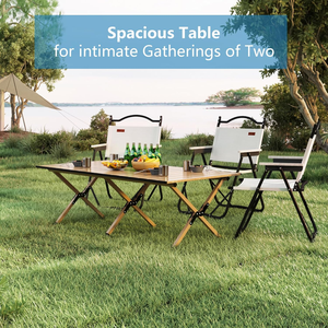Klappbarer Camping Tisch Picknick tisch Kohlenstoffs tahl Gartenmöbel Tragbarer Camping Tisch BBQ Schreibtisch - Product Image 2