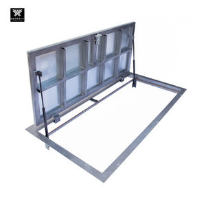 Système d'écoutille de plancher automatique en acier moderne personnalisé Accès invisible Portes à plancher battantes avec télécommande <span class=keywords><strong>Trappe</strong></span> intérieure - Product Image 6