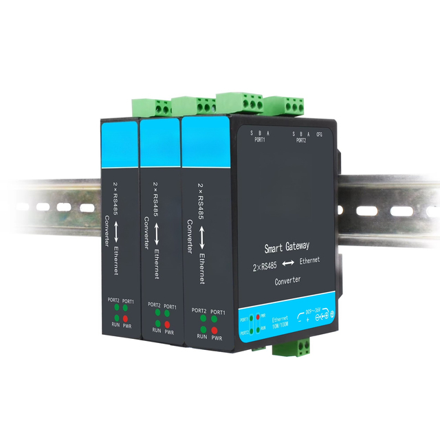 2-Port RS485 Ethernet Edge Gateway | Modbus/MQTT/HTTP Multi-Protocol Conversion