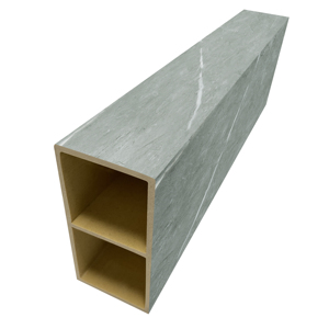 Melinco Tubes carrés 100*50mm en WPC <span class=keywords><strong>pour</strong></span> cloisons, tubes creux à grain de bois, imperméables, séparateurs d'espace, tubes décoratifs en bois <span class=keywords><strong>pour</strong></span> intérieur - Product Image 6