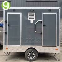 Toilet Portabel Goeasy China, Panel Sandwich, Trailer Kamar Mandi Mobile, Prefab, Ramah Lingkungan, Tahan Lama, untuk Luar Ruangan, Umum, Perkemahan, dan Toilet Umum