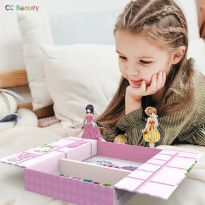 Cc Beauty Magnetic Dress Up Toy For Girls 4-6 Years Old Educational Pretend Play Princess Game With Stickers - Product Image 3