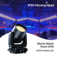 Projecteur LED mobile haute performance 500W, CCT linéaire 1800-10000K, calibrage automatique des couleurs, écran tactile 2,8 pouces, DMX512, équipement d'éclairage de scène