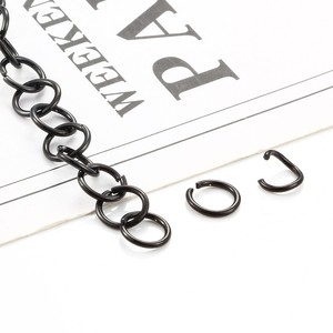 200 cái/túi Chất lượng cao thép không gỉ nhảy Nhẫn 18K PVD mạ Vàng mở vòng kết nối đối với trang sức làm phụ kiện - Product Image 5