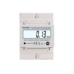 มิเตอร์วัดพลังงานไฟฟ้าแบบสองทิศทาง Taxnele Multifunction 110-250V 3 เฟส 4 สาย วัดกำลังไฟฟ้า วัตต์เมตร กระแสไฟฟ้า 100A AC 50Hz 60Hz สำหรับโซลาร์เซลล์ - Product Image 2