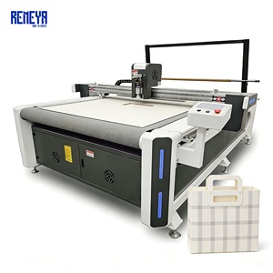REMEYA Heavy Duty CNC Flatbed Cutter for <b>Cardboard</b> <b>Box</b> Samples with Variable Thickness and Shape Creasing for Packaging - Product Image 1