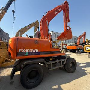 Excavatrice Hitachi EX100wd d'occasion, faible nombre d'heures de fonctionnement, peinture d'origine, état propre, force de creusement puissante, bien entretenue - Product Image 3