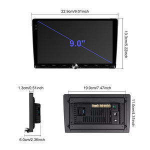 Radio para Auto Podofo de 9 Pulgadas, 2+64G, Android, con Carplay/Android Auto Inalámbrico, GPS Integrado, WiFi, Teclado Tipo Piano, Estéreo - Product Image 5