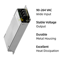 Fuente de Alimentación Conmutada Ultrafina de 250W, 4.5V, 50A, Salida Única, 90-264V CA/CC, Pantalla LED, Amplio Rango de Temperatura de -40 a 70°C