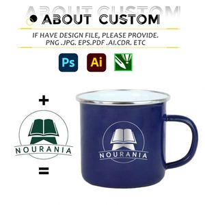 แก้วกาแฟแบบมีหูจับ ขนาด 14 ออนซ์ เคลือบวิทรูซัส ผนังสองชั้นสุญญากาศ เก็บอุณหภูมิ พร้อมเคลือบสีฝุ่น - Product Image 5