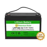 Batterie pour Système photovoltaïque Bateau Camping LiFePO4 80Ah