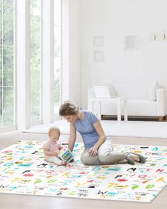 Tapis de jeu extra large en XPE rembourré, ensemble de jouets pour enfants, tapis de ramper naturel pour bébé, pliable, imperméable, imprimé animal, non toxique, pour le camping - Product Image 6