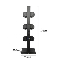 FEIYUEYUE DMX Rotating 6x40W COB Retro Light with RGB LED Pixel Ring 3-Pin DMX Interface IP33 Rated for Stage Theater Events