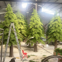 Arbre artificiel sur pied de type pin ou cèdre, arbre de Noël artificiel pour hôtel, supermarché, décoration de scène de mariage