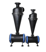 Séparateur de sable pour filtration d'eau de puits d'irrigation de 3 pouces, filtre hydrocyclone agricole avec noyau à engrenages et garantie d'un an