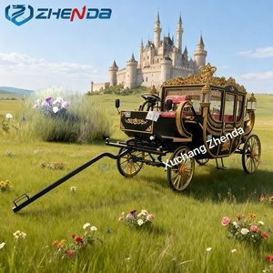 2026 Calèche de mariage et de tourisme avec auvent, double fonction : calèche à chevaux / calèche électrique de tourisme - Product Image 6
