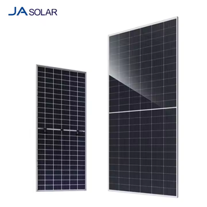 แผงโซลาร์เซลล์แบบโมโนคริสตัลไลน์ JA Solar JAM66D45-615/LB แบบ Half Cell N-Type Bifacial กำลังไฟ 615 วัตต์ ประสิทธิภาพ 23% รุ่น JAM66D45-615/LB สำหรับระบบพลังงานแสงอาทิตย์ ขายส่ง - Product Image 1