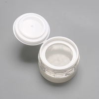 Boîte d'impression personnalisée OMI étui à poudre en vrac transparent en plastique vide pour soins de la peau en gros