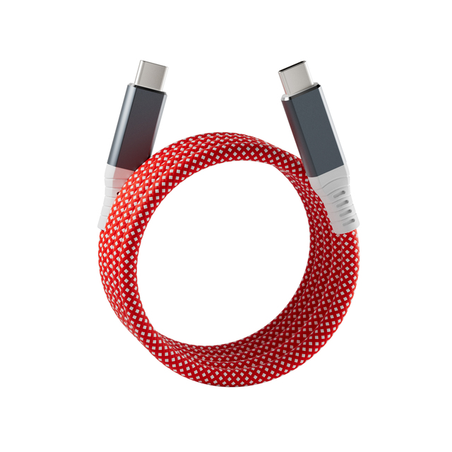 USB-C 4.0 240W 40Gbps Ultra Speed Data Transfer Magnetic Cable Type-C to Type-C USB4.0 High Definition Video Data Charging Cable