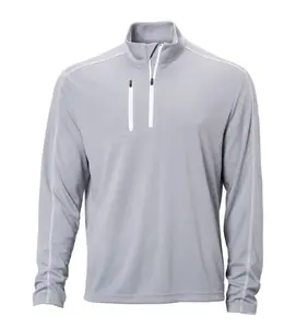 Camisas de Golf con cremallera para hombre, ropa de Golf personalizada, de manga larga, Jersey, 1/4