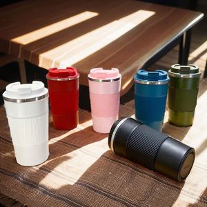 Taza de Café Personalizada con Logotipo, 380 ml/510 mm, Acero Inoxidable, Ecológica, Duradera, de Doble Pared, 20 oz, para Sublimación, con Tapa - Product Image 3