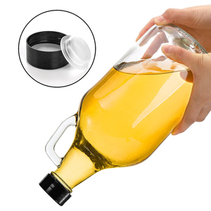 Shanghai Linlang Atacado 1/2 Galão 64 oz 1 galão Garrafas de vidro para a bebida alcoólica com punho - Product Image 3