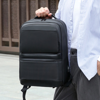 Sac à dos d'ordinateur portable léger et fin pour affaires, imperméable, multi-poches, avec port de charge USB pour le travail et les courts séjours