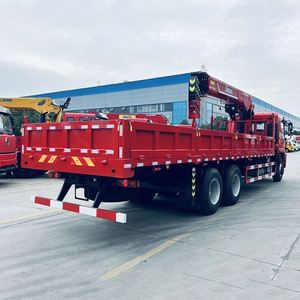 Grue montée sur camion Dongfeng D3L 6x4, grue à flèche Chengli Changwei de 12 tonnes à 5 sections avec bras secondaire à extension simple - Product Image 3