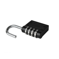 Cadenas à combinaison à 4 chiffres en alliage de zinc de 40 mm, à code réinitialisable, pour casier de gym, entrepôt, armoire, boîte à outils