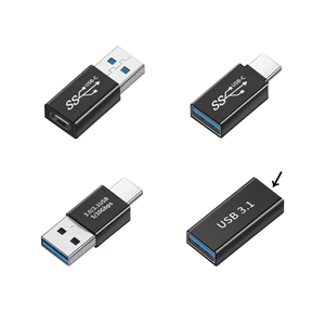 USB-C к USB-адаптеру Type-C, транзитный разъем с блоком питания OTG для мобильного телефона, выход постоянного тока - Product Image 1