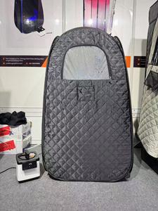 Tente de sauna pliable en gros de boîte à vapeur électrique en acrylique moderne pour la vapeur humide de pièce portative de sauna de désintoxication pour le poids d'appartement - Product Image 3