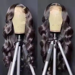 Peluca de Cabello Humano Virgen con Ondas Suaves de 30 Pulgadas, Encaje HD Transparente, Pre-Desplumada, con Cabello de Bebé, Alta Densidad, Negro Marrón - Product Image 3