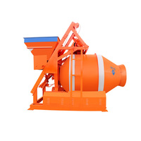 Bétonnière diesel MechPro avec tambour de 800 L, moteur de 7,5 kW, pompe haute efficacité, faible coût, auto-chargeante, 18-20 m/h