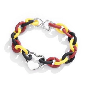 Perles de charme en <span class=keywords><strong>argent</strong></span> 925, <span class=keywords><strong>bracelet</strong></span> en caoutchouc dur, accessoires pour femmes, bijoux, cadeau tendance, fabrication de bijoux, formes multiples, vente en gros de bijoux - Product Image 2