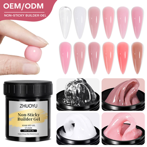 Suministros de Uñas al por Mayor, Set de Gel Constructor TPO Free de Marca Privada, 100g, Gel Constructor Sólido No Pegajoso, Removible en Agua, para Uñas - Product Image 1
