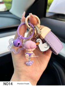 Porte-clés <span class=keywords><strong>de</strong></span> voiture créatif et mignon Bubble Mart Fashion Play, accessoires <span class=keywords><strong>de</strong></span> bricolage, pendentif haut <span class=keywords><strong>de</strong></span> gamme, bijoux pour filles, modèle Grain Moe <span class=keywords><strong>de</strong></span> Chine - Product Image 6