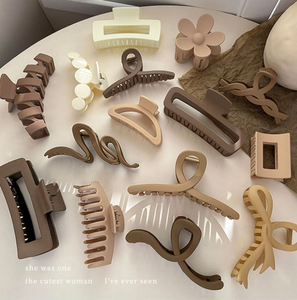 Vente en gros de pinces à cheveux en plastique acétate de qualité supérieure, mignonnes et de style dessin animé, 10,5 cm, <span class=keywords><strong>pince</strong></span> à biscuits pour filles, style fête - Product Image 3