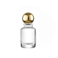 Vente en gros de flacons d'échantillons de parfum bruns 50ml 100ml, flacons en verre transparent avec couvercles