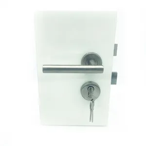 supplier fashionable fingerprint keyless smart door handle lock set with cylinder and handle