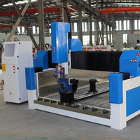 Chine Jinan 4ème axe rotatif cylindrique 3d CNC routeur gravure coupe marbre granit Machine pour pierre