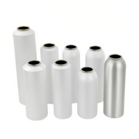 Bombe aérosol vide en aluminium personnalisée pour spray corporel de luxe, usage cosmétique, qualité industrielle, avec bouchon à vis, impression offset