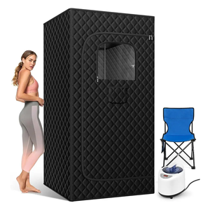 Sauna portable pliable Lingvita, système de spa personnel à domicile, relaxation du corps entier, étanche, 3L - Product Image 5
