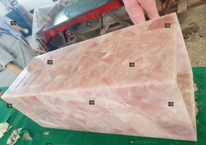 Quarzo rosa Vassoio Lampada di Cristallo Rosa di Marmo In Algeria Prezzo - Product Image 2